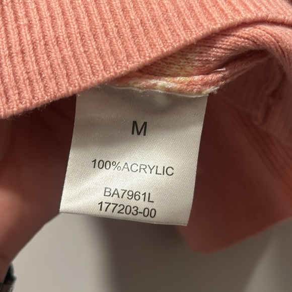 Pink flower print sweater - Picture 5 of 5